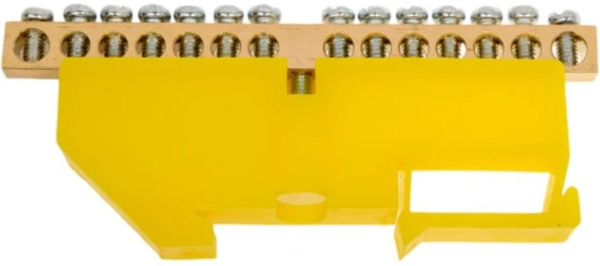 Изображение товара Шина EKF sn0-63-14 для заземления и нулевых проводников 100 А