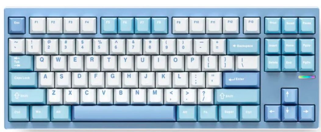 

Клавиатура Wireless MCHOSE GX87 Lite синий, GX87 Lite