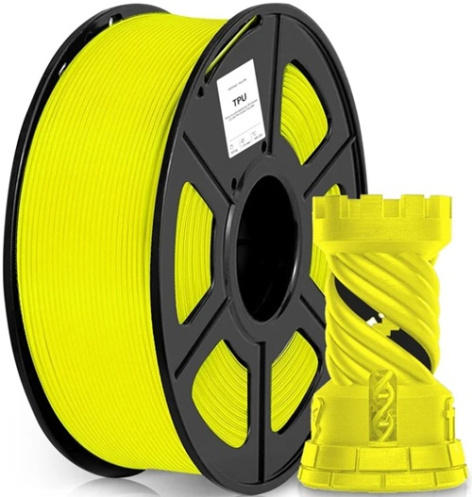 Изображение товара Пластик для принтера 3D Cactus CS-3D-TPU-0.8KG-YELLOW