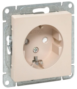 фото Розетка с заземлением  EKF UP1-SOI-111
