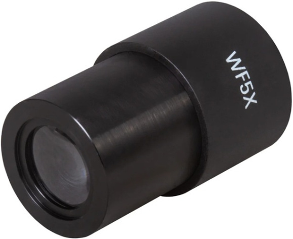 Изображение товара Окуляр Levenhuk MED 5x/15 для микроскопов, металлический корпус, 30 мм