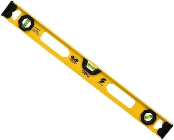 Изображение товара Профессиональный строительный уровень Deli DL29800G 800 мм литой аллюминиевый