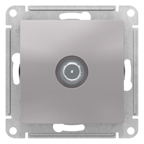 

Розетка Schneider Electric ATN000391 AtlasDesign, TV, оконечная, 1DB, механизм, алюминий, ATN000391