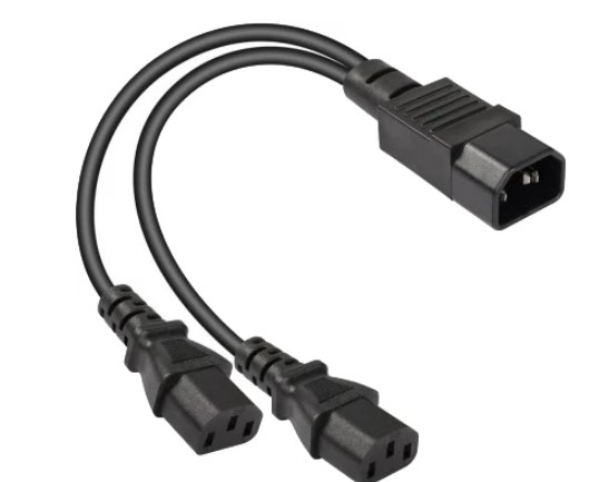 Кабель-переходник KS-IS KS-930B IEC-C14 в IEC-C13 + IEC-C13