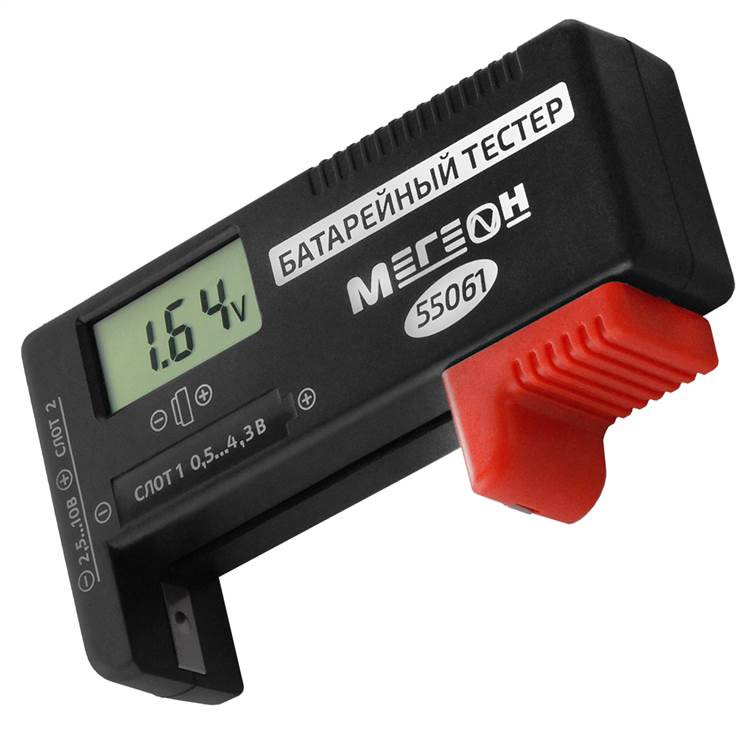 

Тестер МЕГЕОН 55061 батареек, 55061