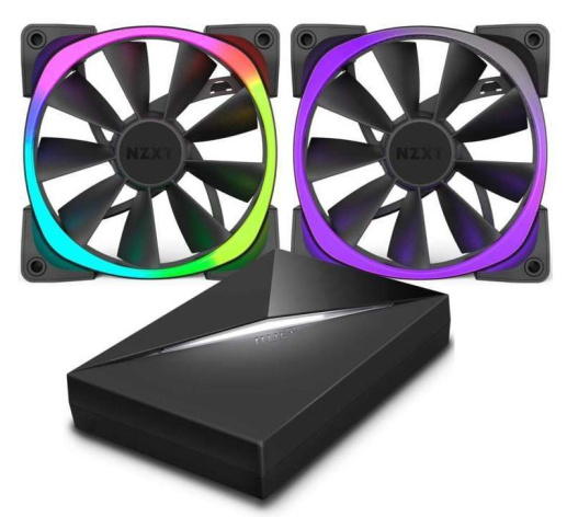 фото Вентилятор для корпуса NZXT Aer RGB 120 & HUE+ (RF-AR120-C1) в Санкт-Петербургe