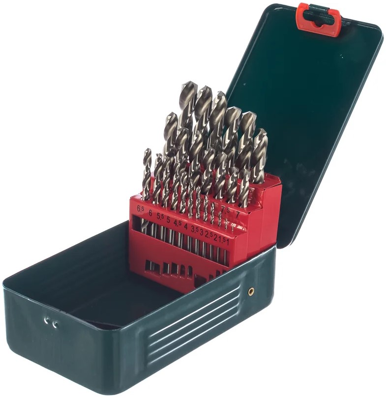 

Набор сверл Metabo 627154000 по металлу 25 шт. (1-13 мм; HSS-G), 627154000