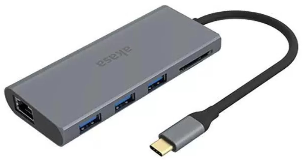 

Док-станция AKASA AK-CBCA21-18BK USB Type-C to Type-C/Type-A/VGA/HDMI, AK-CBCA21-18BK
