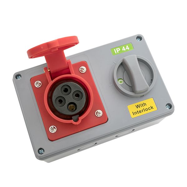 

Розетка EKF ps-1414-16-380 1414 3Р+РЕ 16А 380В IP44 с блокировкой и выключателем, ps-1414-16-380