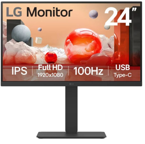 Изображение товара Монитор 23,8" LG 24BA650-B