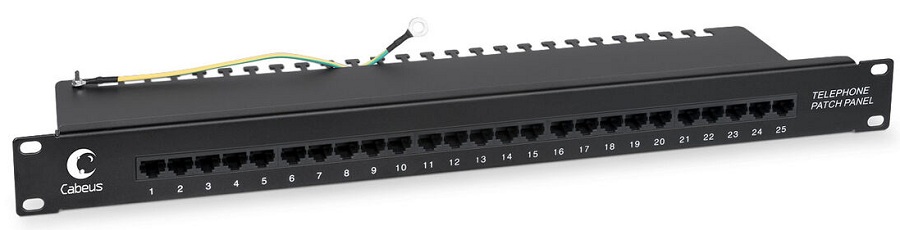 фото Патч-панель  Cabeus PL-25-TEL-Dual