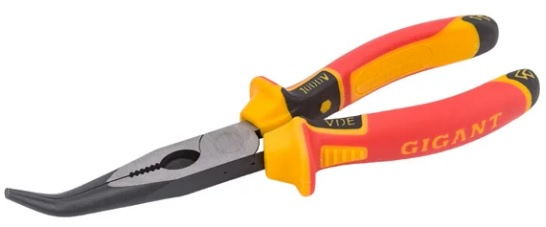 Изображение товара Изогнутые изолированные длинногубцы Gigant GICNP-200 200 мм