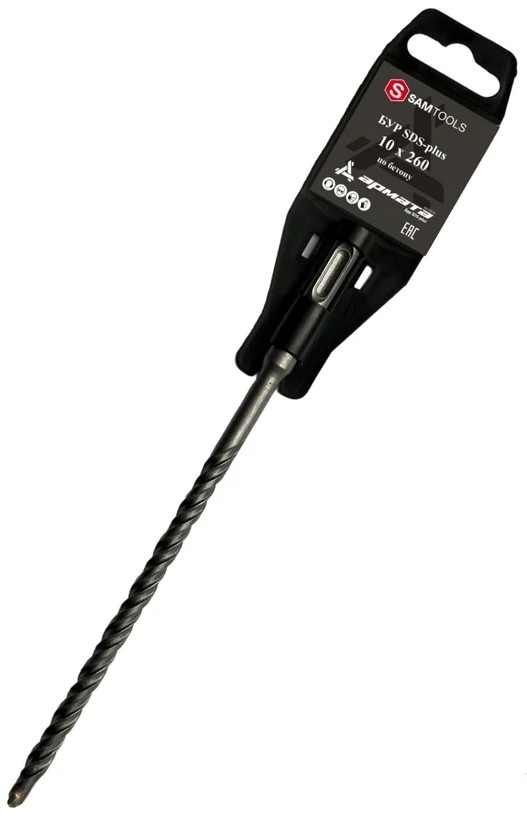 

Бур по бетону ООО САМ SAMC-008110260-10 SDS-plus 10x260 АРМАТА 10 шт, SAMC-008110260-10