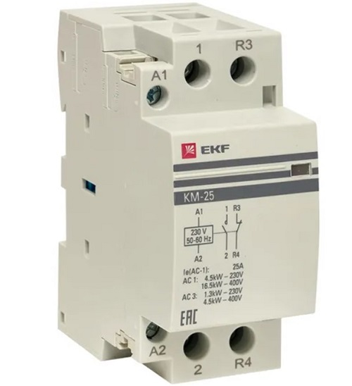 

Контактор EKF km-2-25-11 КМ 25А NО+NC (2 мод.), km-2-25-11