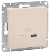 фото Розетка USB  EKF UP1-SOI-USBCF