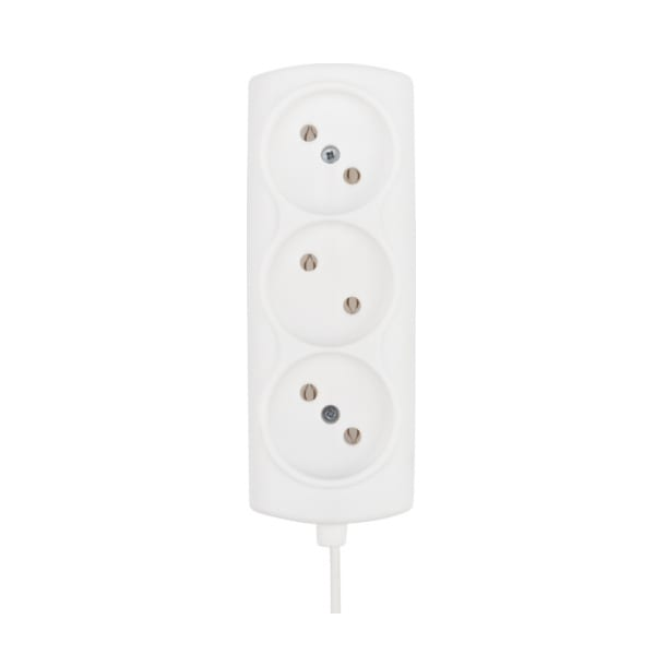 

Удлинитель PROconnect 11-7206 STANDARD 3 гнезда, 1.5 м, 2х0.75 мм2, б/з, белый, 11-7206