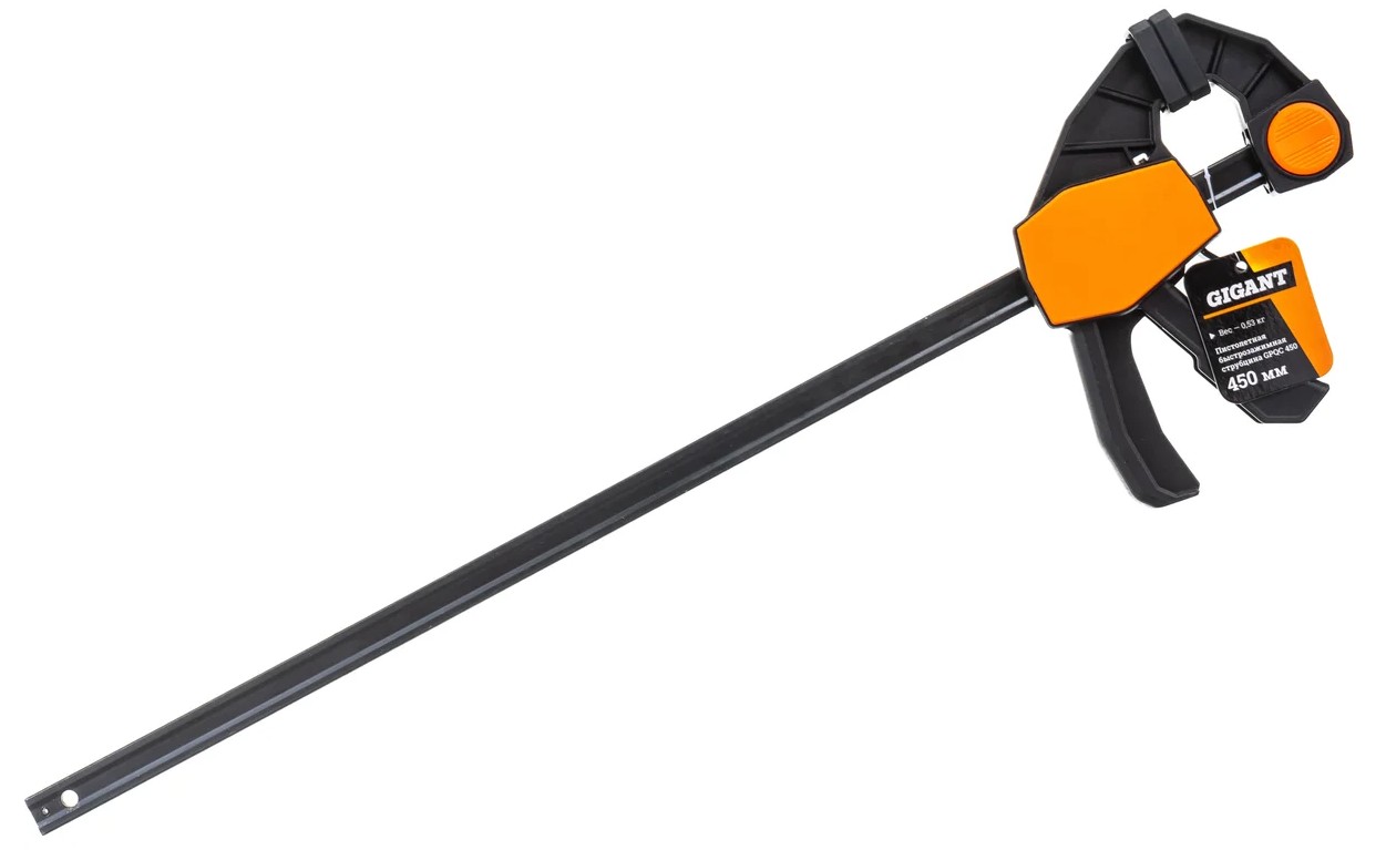 

Струбцина Gigant GPQC 450 пистолетная быстрозажимная 450 мм, GPQC 450