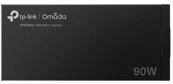 Изображение товара Инжектор TP-LINK POE380S с одним PoE портом и стандартом 802.3bt для высокого питания