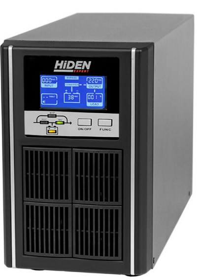 

Источник бесперебойного питания HIDEN EXPERT UDC9201H-24 внешние акб= 24В (2 АКБ), ЗУ 10A, 1 kVA/0,8 kW (PF=0,8), EXPERT UDC9201H-24
