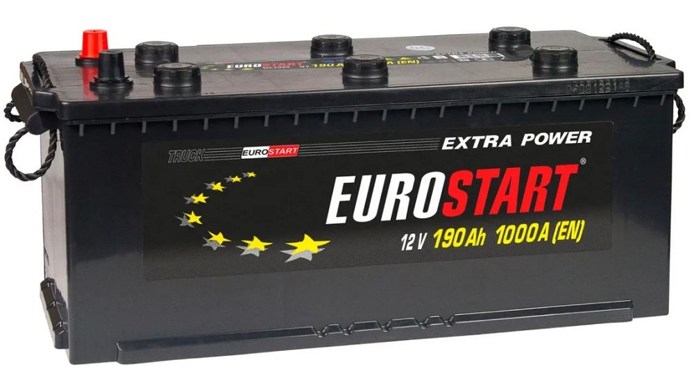 Батарея EUROSTART EUT1904F Extra Power 190Ah R+ (борт)