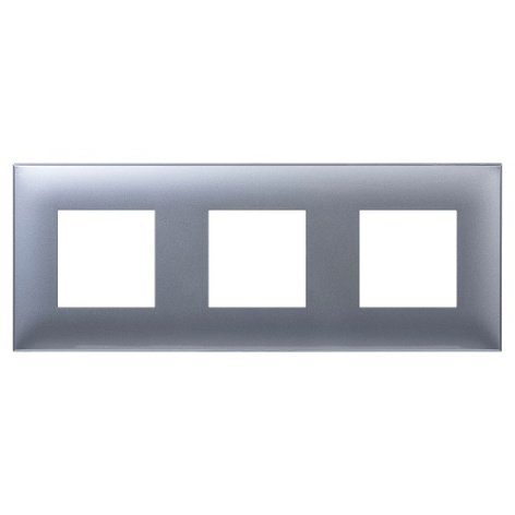 Изображение товара Рамка DKC 4404906 для электроустановочных изделий в цвете Закаленная сталь
