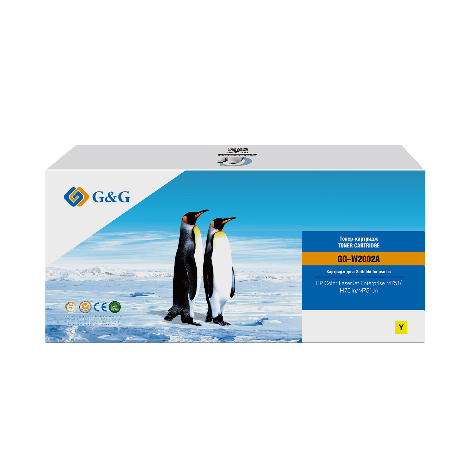 

Картридж G&G GG-W2002A лазерный желтый (6000стр.) для HP Color LaserJet Enterprise M751dn, GG-W2002A