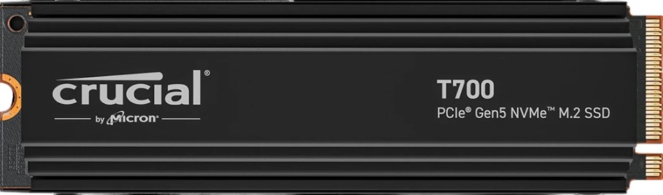 

Накопитель SSD M.2 2280 Crucial T700 2TB, 12400/11800MB/s, TBW 1200, MTBF 1.5M, heatsink, T700
