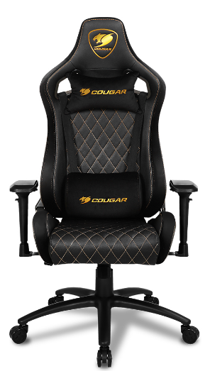 

Кресло Cougar Armor S CUARMS-R black (ПВХ-кожа, регулируемый угол наклона, механизм качания), Armor S