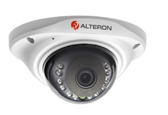Видеокамера IP Alteron KIM12 Juno 2 Мп купольная, 1/2.9” КМОП, 1920х1080, 30к/с, 3.6мм, 0.01Лк, ИК-подсветка: 15м, H.264, DWDR, 3D DNR, ONVIF, DC 12В/