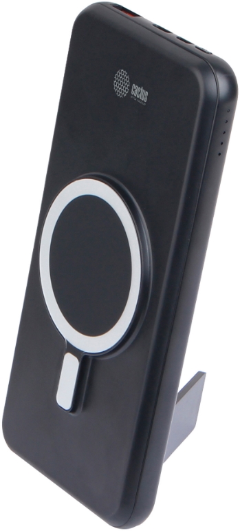 

Аккумулятор внешний портативный Cactus CS-PBFSRT-10000 10000mAh 4.5A 1xUSB беспров.зар. черный, CS-PBFSRT-10000