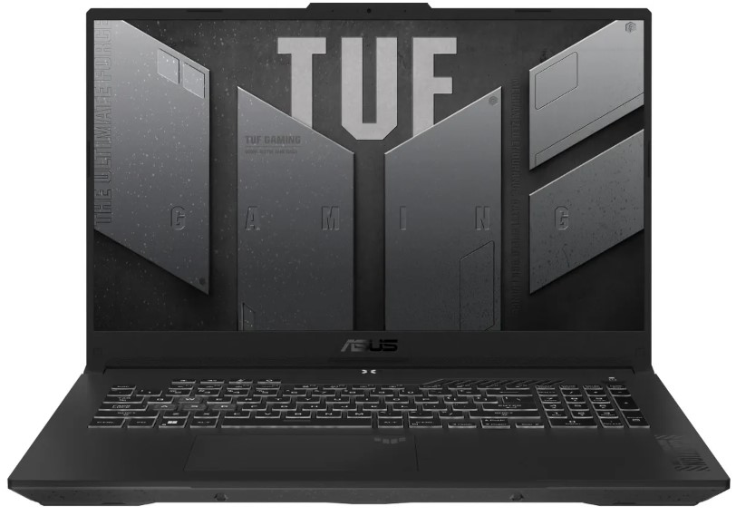 

Ноутбук ASUS TUF Gaming A17 FA707NUR-HX013 90NR0JL5-M000K0 Ryzen 7 7435HS/16GB/512GB SSD/GeForce RTX4050 6GB/17.3" IPS FHD/WiFi/BT/Cam/noOS/grey, TUF Gaming A17 FA707NUR-HX013