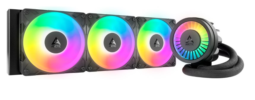 

Система охлаждения жидкостная ARCTIC Liquid Freezer III Pro 360 ARGB LGA1851/1700/AM4/AM5 (600-3000rpm, 77CFM) OEM, Liquid Freezer III Pro 360 ARGB