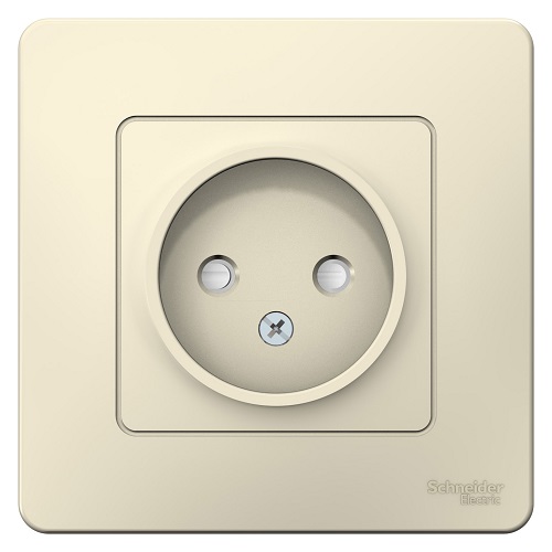 

Розетка Schneider Electric BLNRS000112 б/з со шторками, 16А, 250В Молочная внутр, BLNRS000112