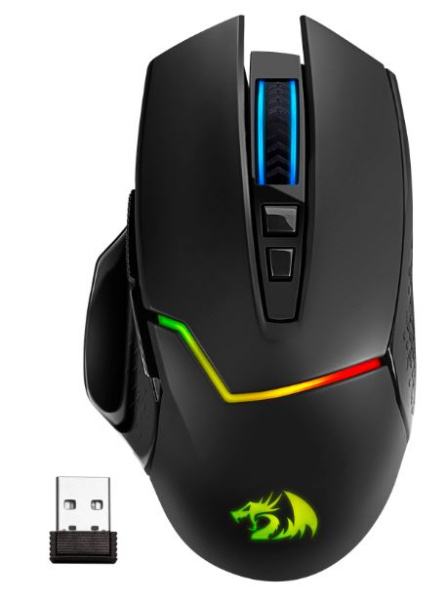 Изображение товара Беспроводная игровая мышь Redragon Mirage Pro с RGB подсветкой и 8000 DPI
