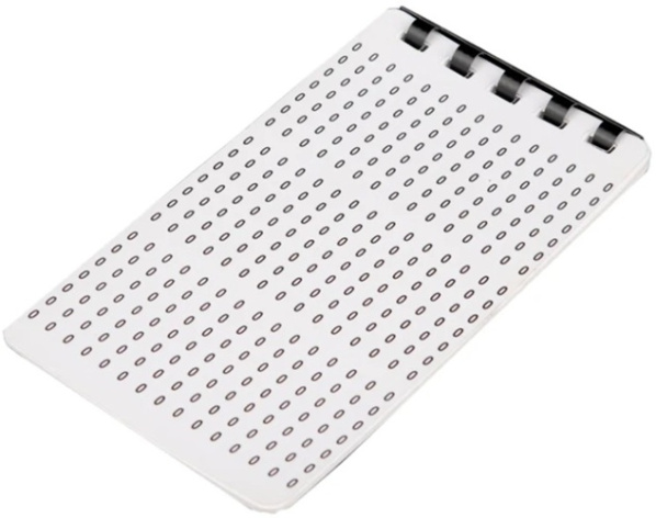 Изображение товара Кабельные маркеры NikoMax NMC-CMW-PC-WT-10-K самоклеящиеся для кабелей