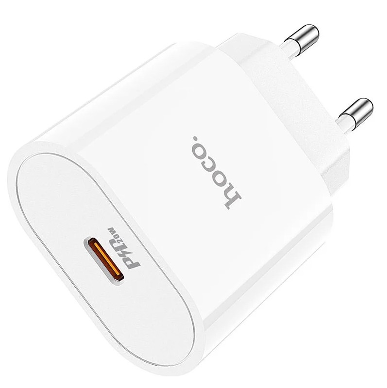 

Зарядное устройство сетевое Hoco C94A 6931474762177 20Вт, 3А, QC3.0/PD, 1хType-C, белый, коробка, C94A