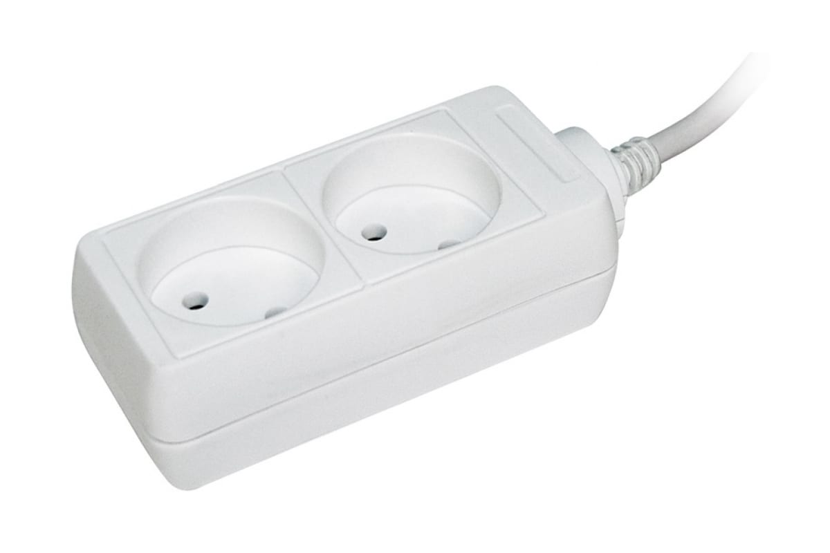 

Удлинитель IEK WYP10-06-02-05-N 2х5м без заземл. 10А IP20 У2 2P 250В 2х0.75, WYP10-06-02-05-N