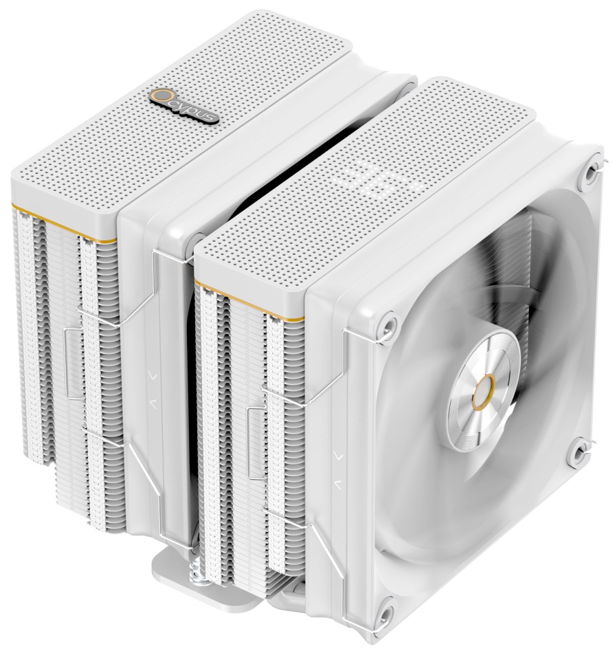 

Кулер Ocypus Iota-A62-WH LGA115x/1200/1700/1851/AM4/AM5 (TDP 260W, 500-2000rpm, 77CFM, 29dBa, 4-pin PWM, 2*120x120mm, white), Iota-A62-WH