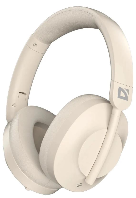 

Гарнитура wireless Defender FreeMotion B485 63486 бежевый, ANC, FreeMotion B485