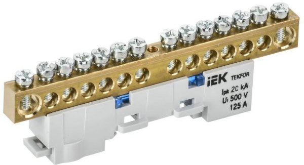 Изображение товара Изолированная шина IEK TF-NN20-14-DL-K07 для электрических соединений