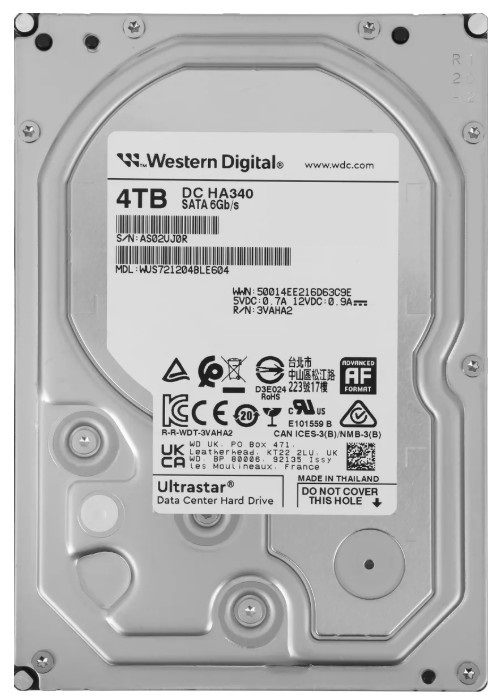 

Жесткий диск 4TB SATA 6Gb/s Western Digital WUS721204BLE604 7200rpm, 256MB, WUS721204BLE604