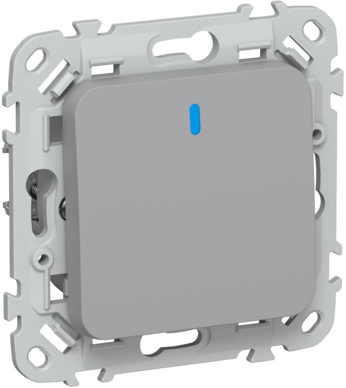 

Переключатель одноклавишный IEK FI-V12-1-10-1-K03 FLITE с индикацией 10А ВС61-1-1-ФлС серый, FI-V12-1-10-1-K03