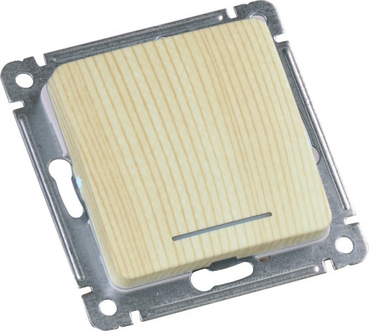 Изображение товара Выключатель кнопочный HEGEL ВС10-432-02 для управления освещением