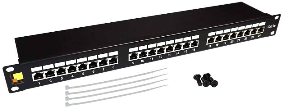 

Патч-панель Lanmaster LAN-PPi24S5E 24 порта с индикаторами, STP, кат.5E, 1U, LAN-PPi24S5E