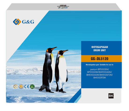 Изображение товара Блок фотобарабана G&G DL-5120 для принтеров Pantum