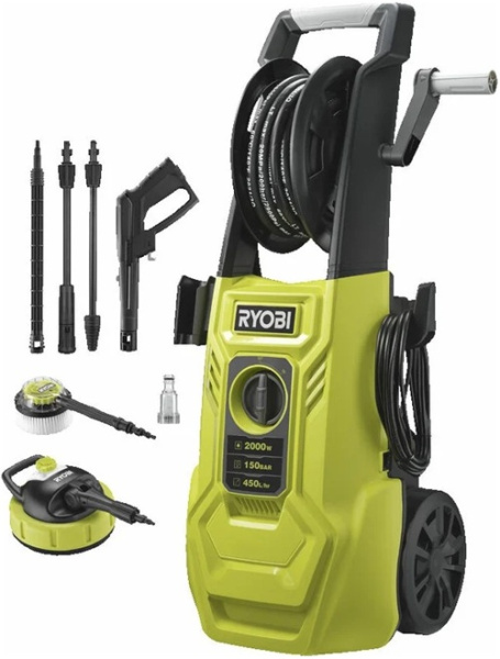 Изображение товара Мойка высокого давления Ryobi RY150PWA мощностью 2000 Вт