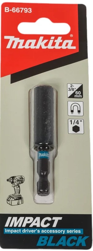 

Держатель Makita B-66793 магнитный для бит 60 мм Impact Black, B-66793