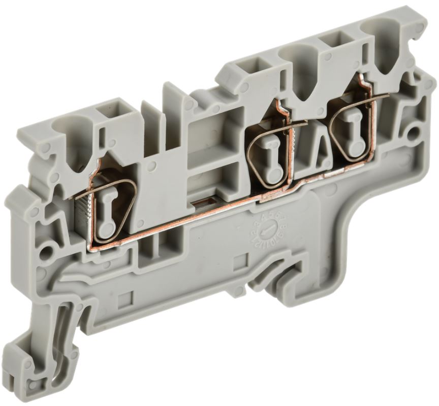 

Клемма пружинная IEK AF-CT40-00-3-K03-002 CX2.5-3 2,5мм2 трехконтактная серая ARMAFIX, AF-CT40-00-3-K03-002