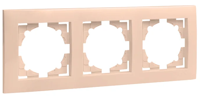 

Рамка тройная EKF EWM-G-303-20 Валенсия кремовая, EWM-G-303-20