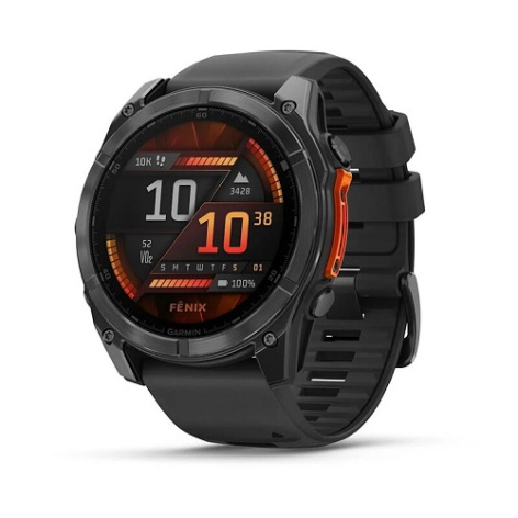 Изображение товара Умные часы Garmin Fenix 8 AMOLED с черным ремешком